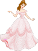 GIF animado (81875) Bella vestido rosa