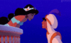 GIF animado (81416) Beso jasmine aladdin balcon