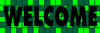 GIF animado (85965) Bienvenido cuadros verdes