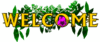 GIF animado (85966) Bienvenido hojas flor