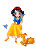 GIF animado (82236) Blancanieves animales