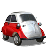 GIF animado (78572) Bmw isetta abriento la puerta delantera