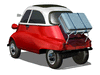 GIF animado (78754) Bmw isetta con equipaje