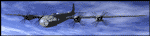 GIF animado (77583) Boeing b superfortress en el cielo