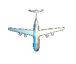 GIF animado (77699) Boeing con cola grande