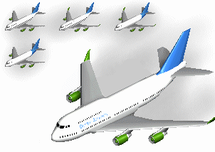 GIF animado (77713) Boeing de mercancias