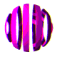 GIF animado (85775) Bola rayas rosas