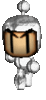 GIF animado (79755) Bomberman plateado