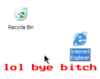 GIF animado (76081) Borrando a internet explorer