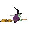 GIF animado (76803) Bruja escoba