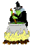GIF animado (76795) Bruja removiendo caldero