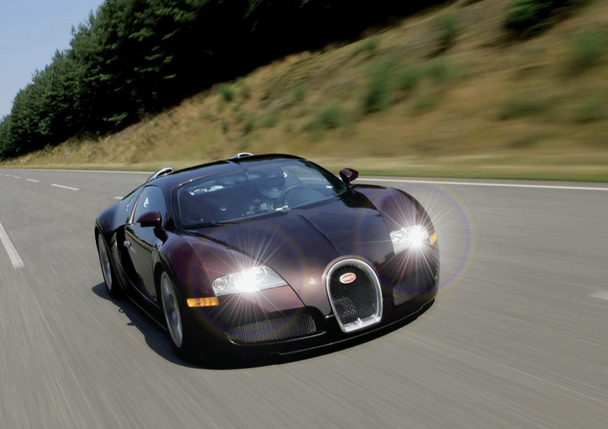 Imagen GIF de Bugatti veyron animado