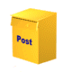 GIF animado (85292) Buzon de color amarillo