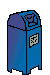 GIF animado (85324) Buzon de correos azul