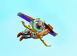 GIF animado (81022) Buzz woody volando
