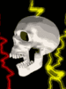 GIF animado (76956) Calavera electrica