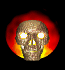 GIF animado (76906) Calavera fuego
