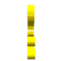 GIF animado (76918) Calavera pirata amarilla