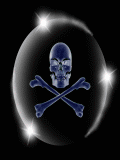 GIF animado (76925) Calavera pirata magica