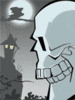 GIF animado (76973) Calavera tormenta