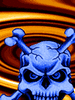 GIF animado (76894) Calaveras azules