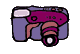 GIF animado (75773) Camara de fotos morada