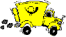 GIF animado (78496) Camion caja amarillo