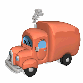 GIF animado (78500) Camion caja de basura