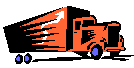 GIF animado (78497) Camion caja naranja