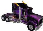 GIF animado (78511) Camion de trailer escupiendo fuego