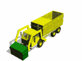 GIF animado (78503) Camion recogiendo basura