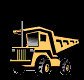 GIF animado (78520) Camion volquete de obra