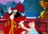 GIF animado (83231) Capitan garfio senor smee