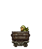 GIF animado (79615) Carro de mina explotando metal slug