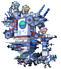GIF animado (76524) Carroza robotica