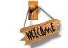 GIF animado (85975) Cartel madera welcome