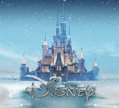 GIF animado (80631) Castillo disney nieve