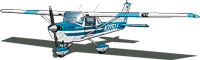 Imagen GIF de Cessna animado