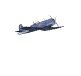 GIF animado (77884) Chance vought fu corsair haciendo piruetas
