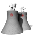 GIF animado (75809) Chimeneas nucleares