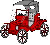 GIF animado (78588) Coche clasico rojo