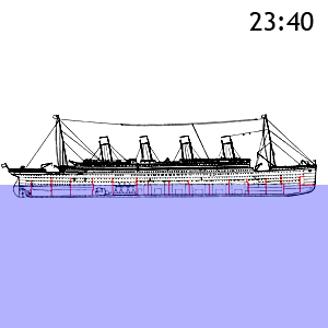 GIF animado (78427) Como se hundio en realidad el titanic