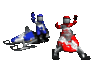 GIF animado (79580) Conductores de motos de nieve