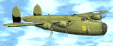 GIF animado (77892) Consolidated b liberator volando
