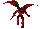 GIF animado (77288) Demonio rojo alas