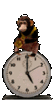 GIF animado (76452) Despertador mono