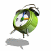 GIF animado (76460) Despertador verde