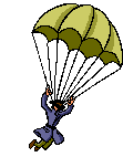 GIF animado (79510) Detective en paracaidas