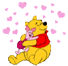 GIF animado (84865) Dia enamorados winnie pooh