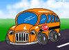 GIF animado (77489) Dibujo de autobus escolar